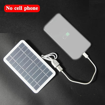Portable Solar Charger with USB - 2W,