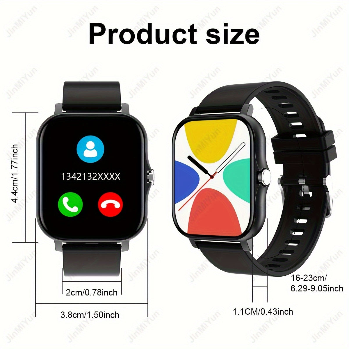HOT 1.83  Full Screen Touch Sports Smartwatch For Men
