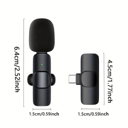 Professional Wireless Lavalier Microphone For Smart phone