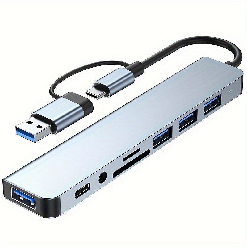 3.0 High speed USB C hub USB splitter 8-in-1 USB