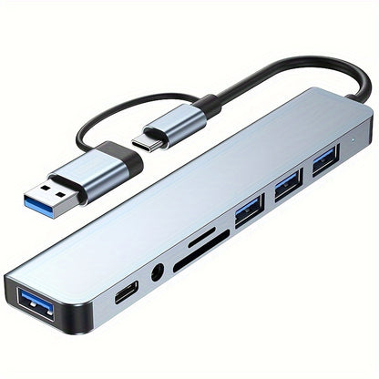 3.0 High speed USB C hub USB splitter 8-in-1 USB