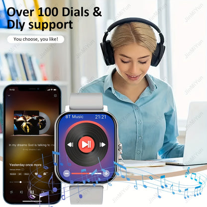 HOT 1.83  Full Screen Touch Sports Smartwatch For Men