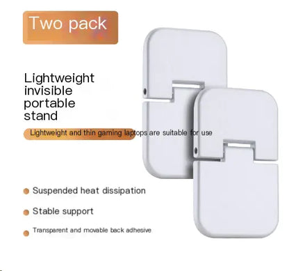 Suporte Invisível de Zinco-Metal para Laptop com Dissipação de Calor