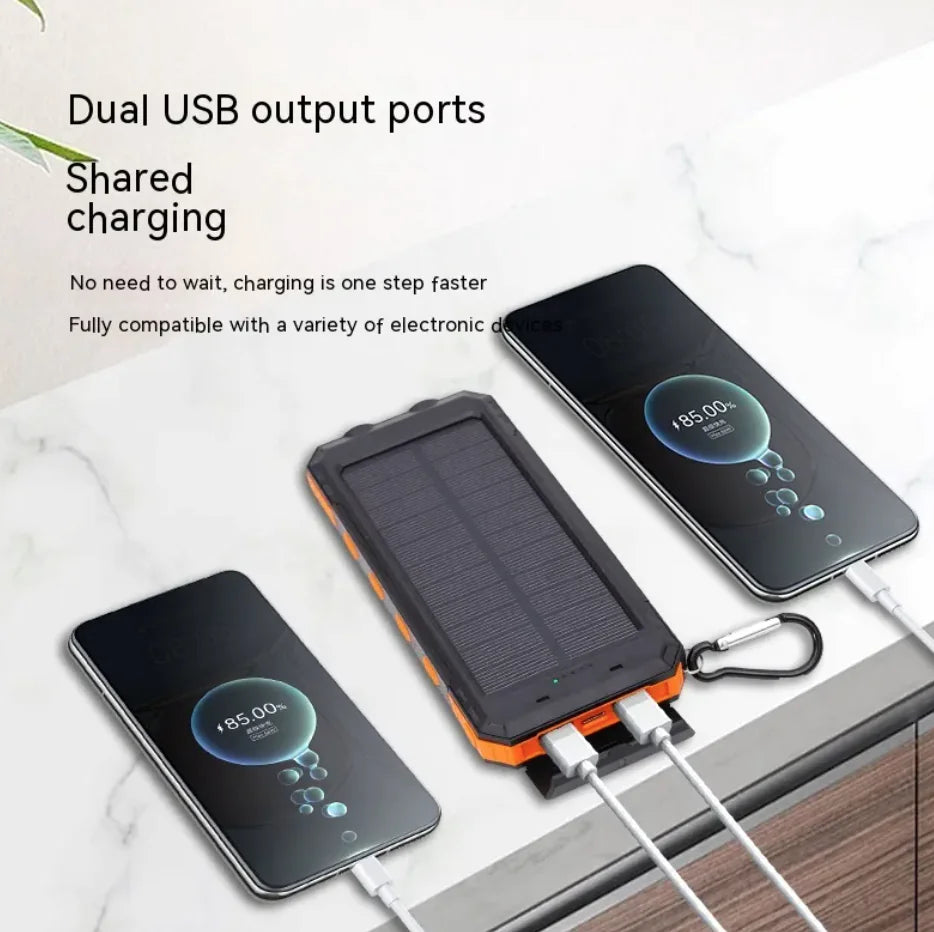 SolarCharge Waterproof Power Bank