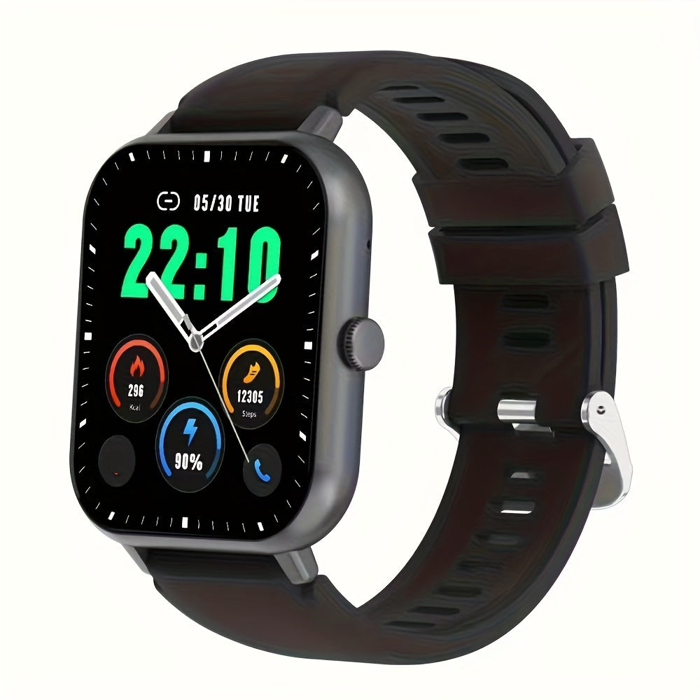 Unisex Smart Watch (Answer/Make Call), 1.83'' Wireless Calling Smartwatch With Pedometer/100+Sport Modes/Ai Voice Control/100+ Watch Faces/Alarm Clock/ Smart Fitness Watch Compatible For IPhone And Android Phones, Goods Gifts