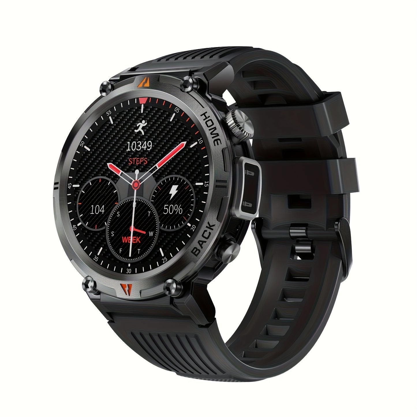 EIGIIS Men'S Outdoor Sports Watch with IPX8 (3ATM) Flashlight