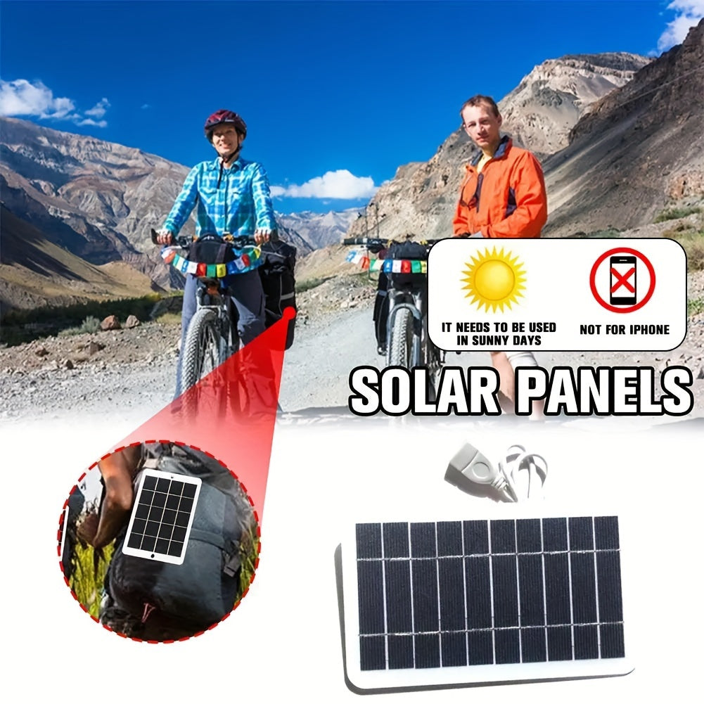 Portable Solar Charger with USB - 2W,