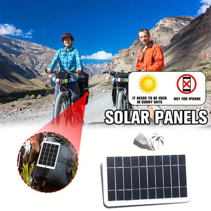 Portable Solar Charger with USB - 2W,