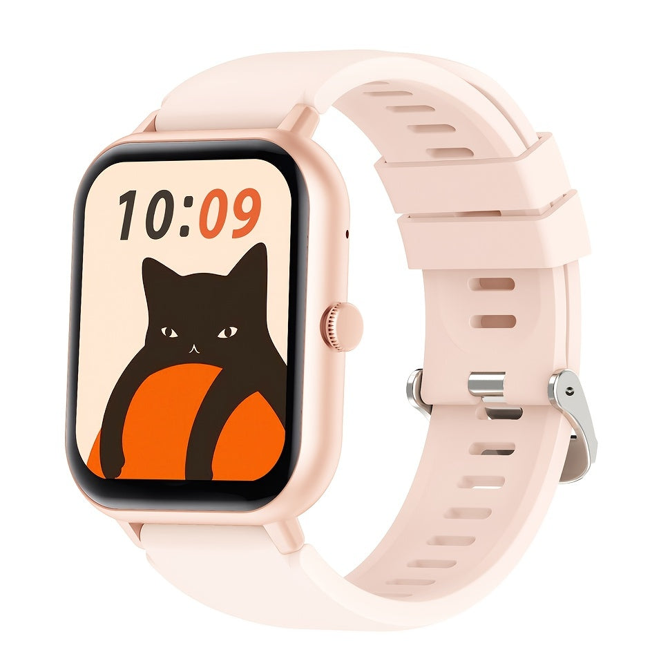 Unisex Smart Watch (Answer/Make Call), 1.83'' Wireless Calling Smartwatch With Pedometer/100+Sport Modes/Ai Voice Control/100+ Watch Faces/Alarm Clock/ Smart Fitness Watch Compatible For IPhone And Android Phones, Goods Gifts