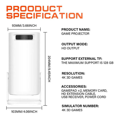 HD MaxPlay P30 Wireless Game Projector